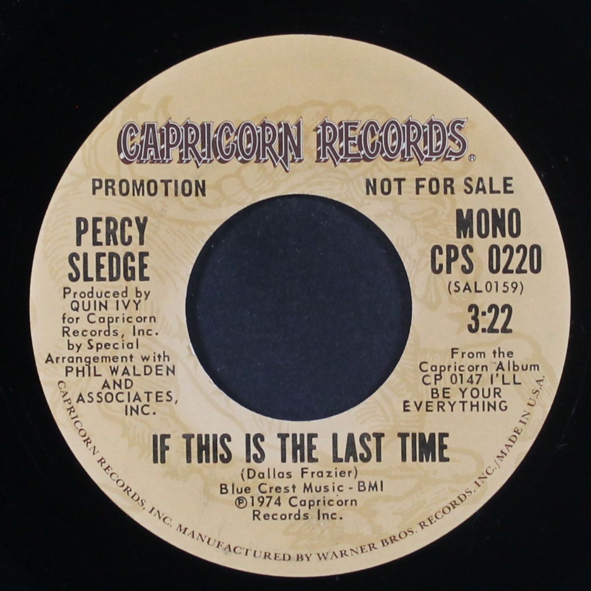 if this is the last time / mono by PERCY SLEDGE