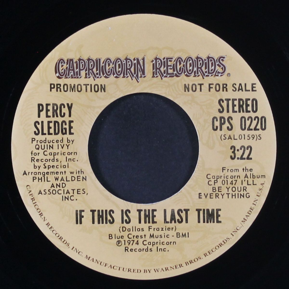if this is the last time / mono by PERCY SLEDGE