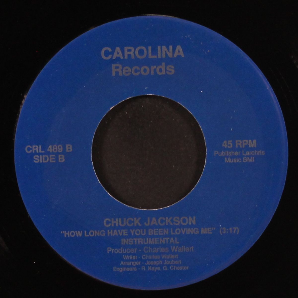 how long have you been loving me / instro by CHUCK JACKSON