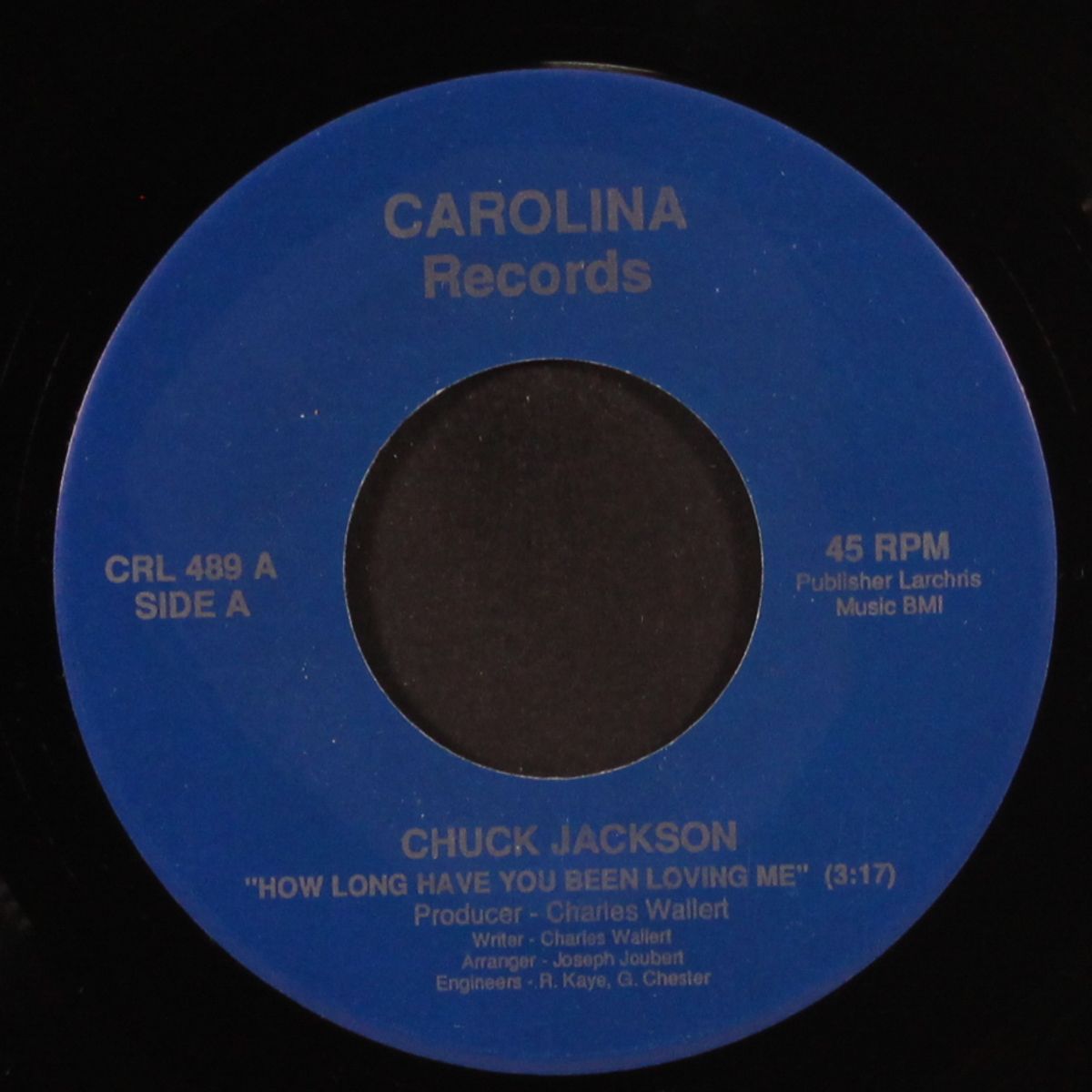 how long have you been loving me / instro by CHUCK JACKSON