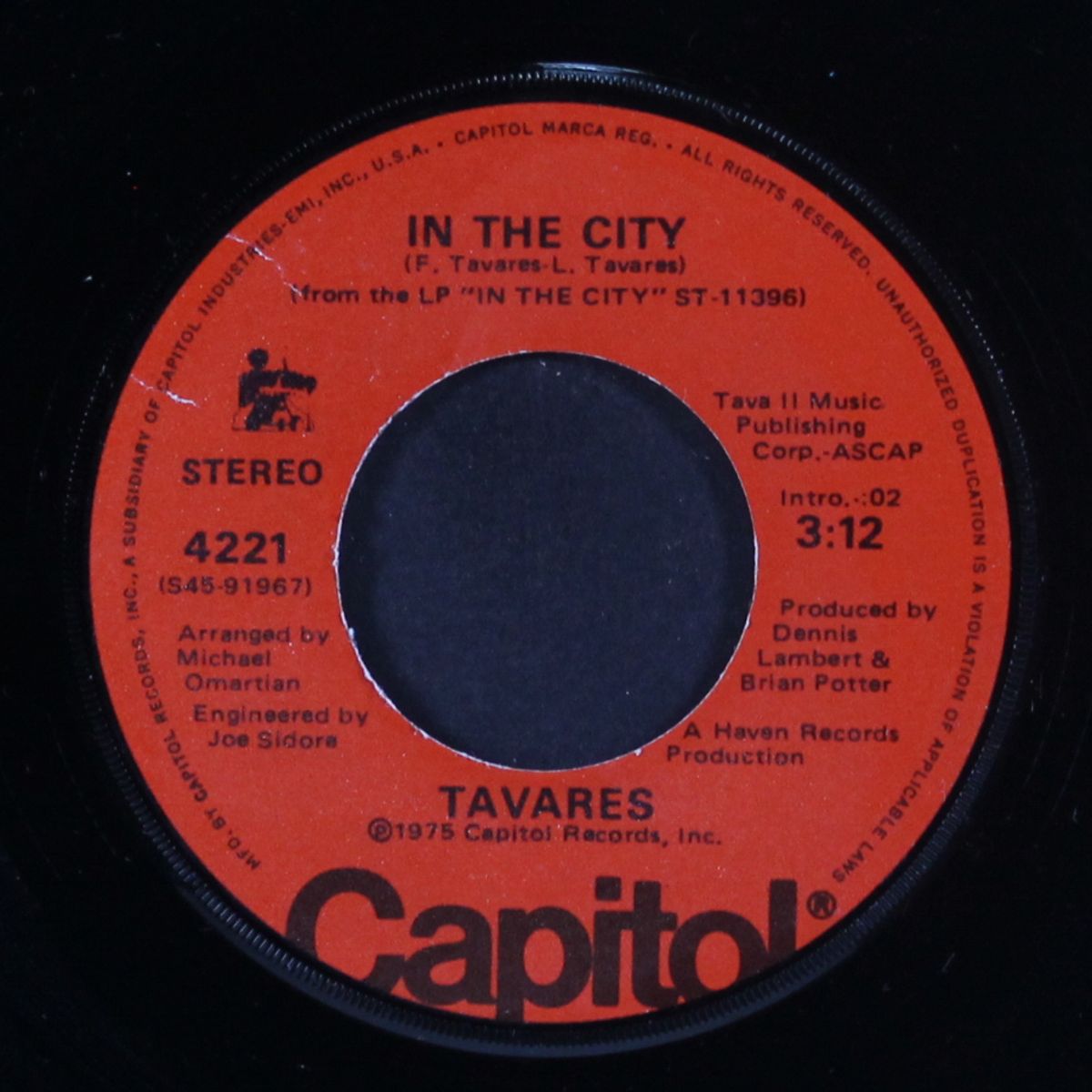 the love i never had / in the city by TAVARES