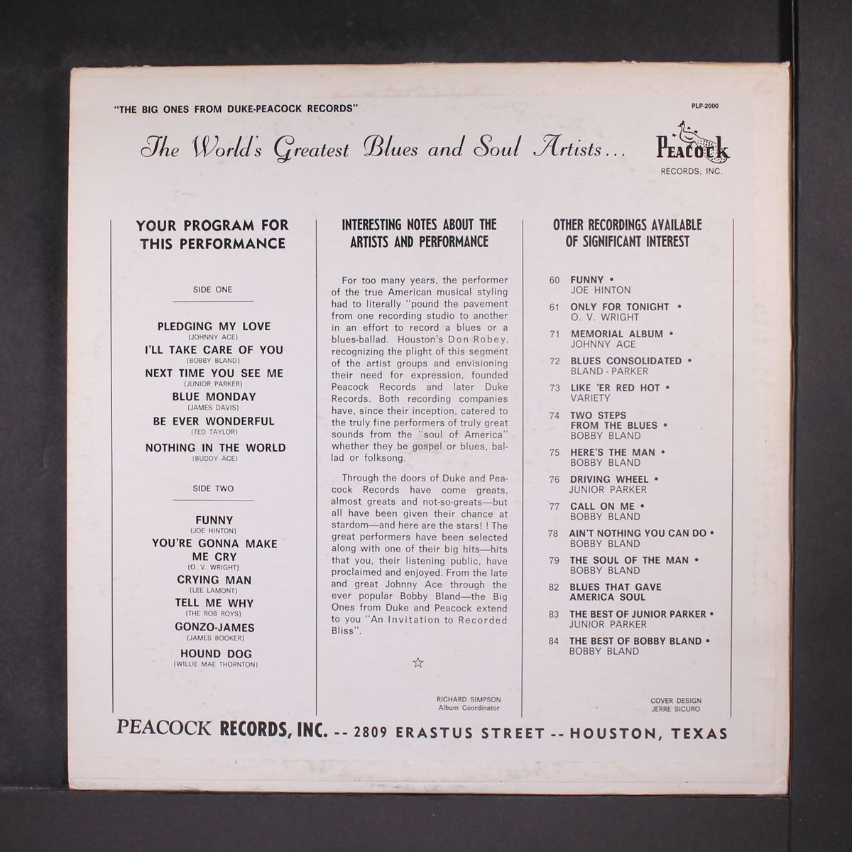 the big ones from duke and peacock records by VARIOUS