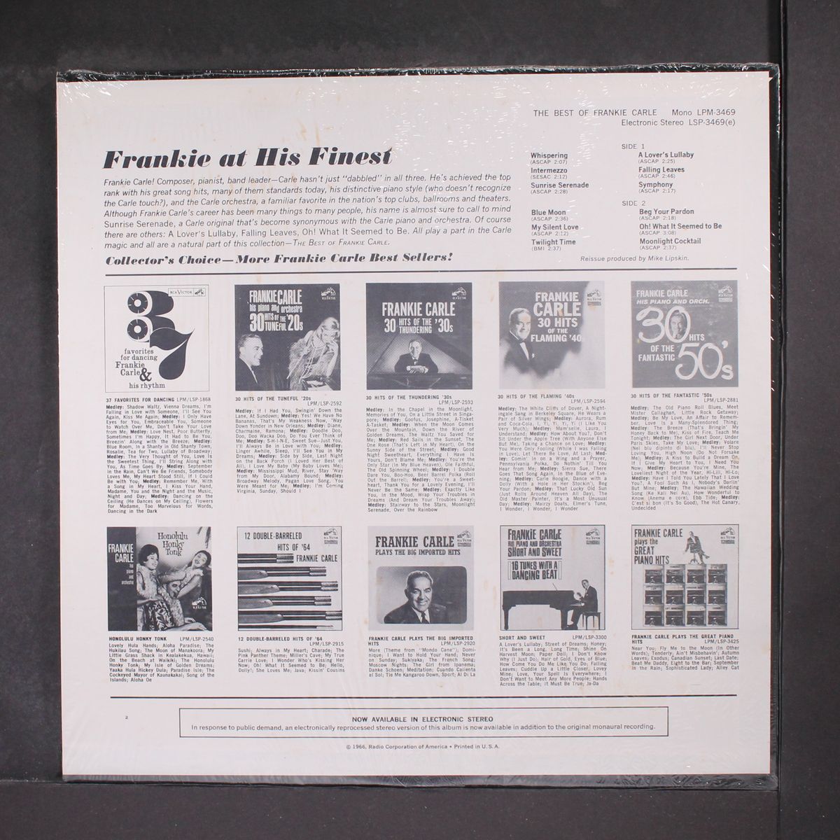 the best of frankie carle by FRANKIE CARLE