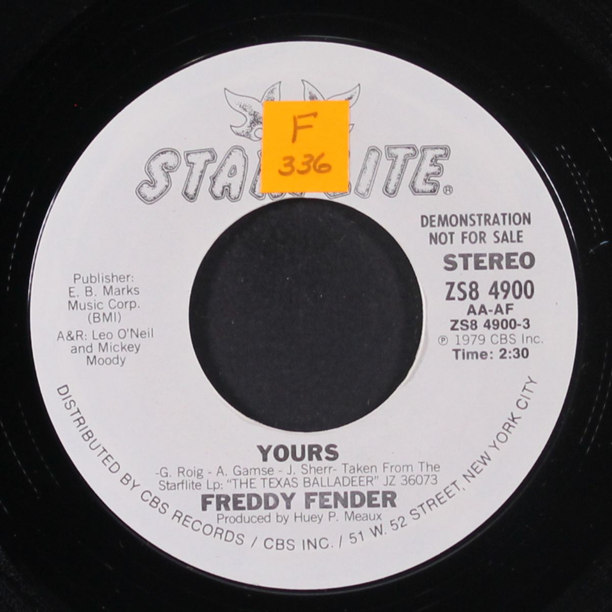 yours / mono by FREDDY FENDER