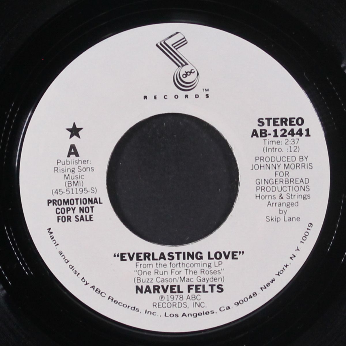 everlasting love / same by NARVEL FELTS