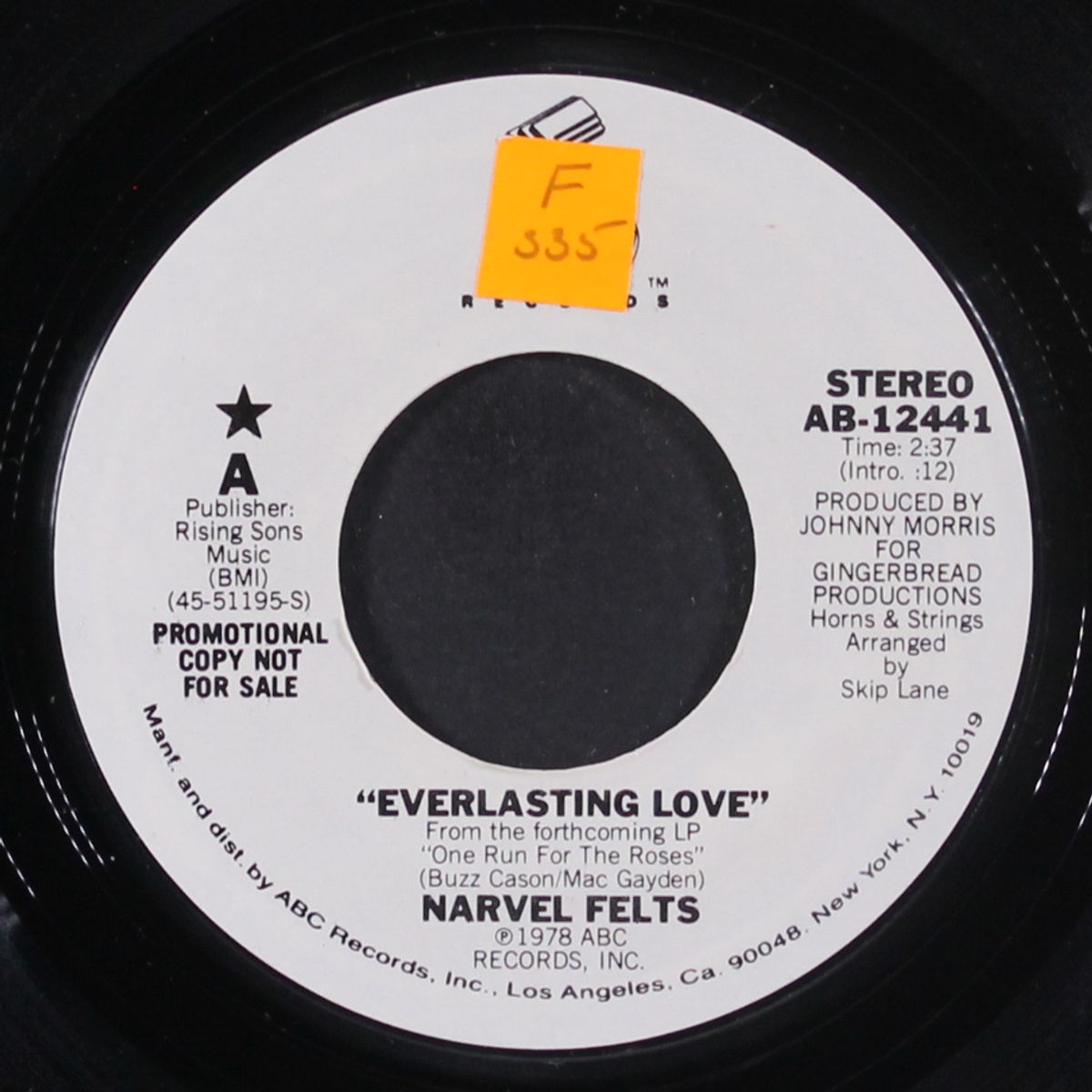 everlasting love / same by NARVEL FELTS