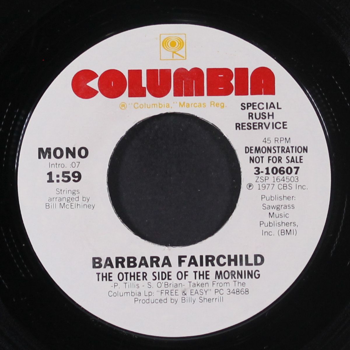 the other side of the morning / mono by BARBARA FAIRCHILD