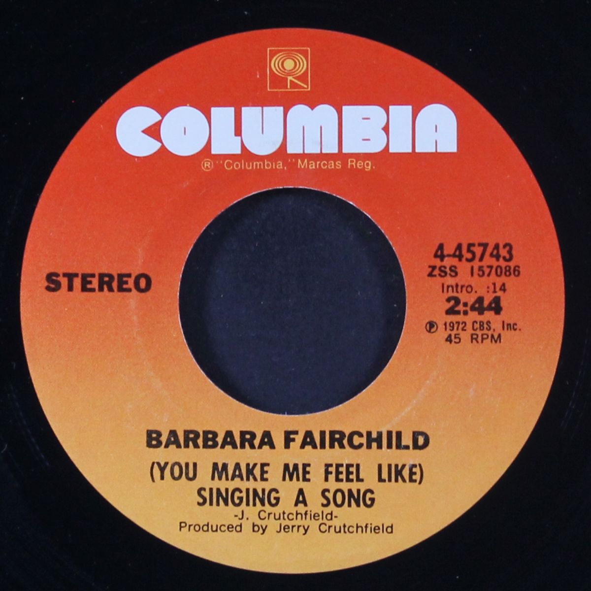 singing a song by BARBARA FAIRCHILD