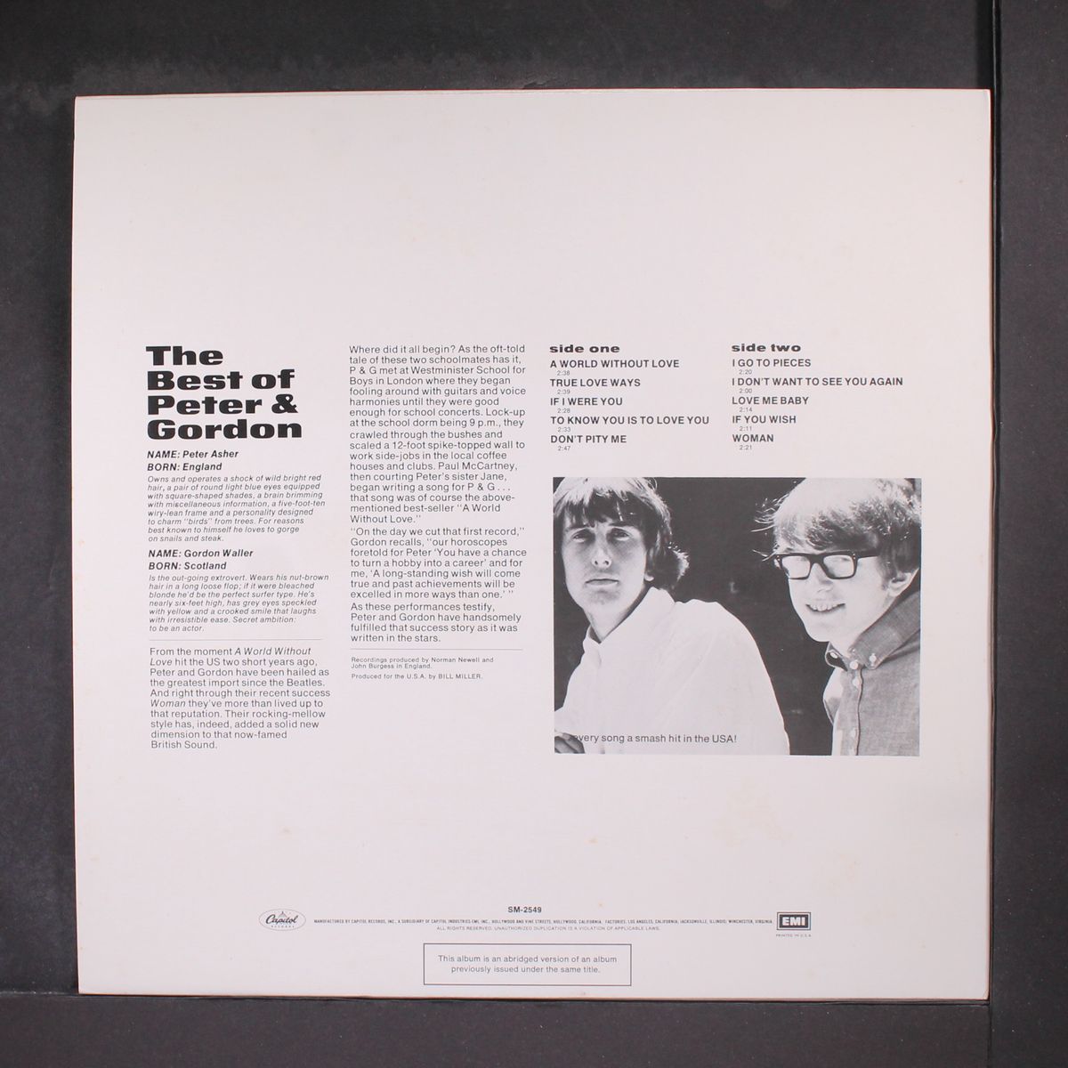 the best of peter & gordon by PETER & GORDON