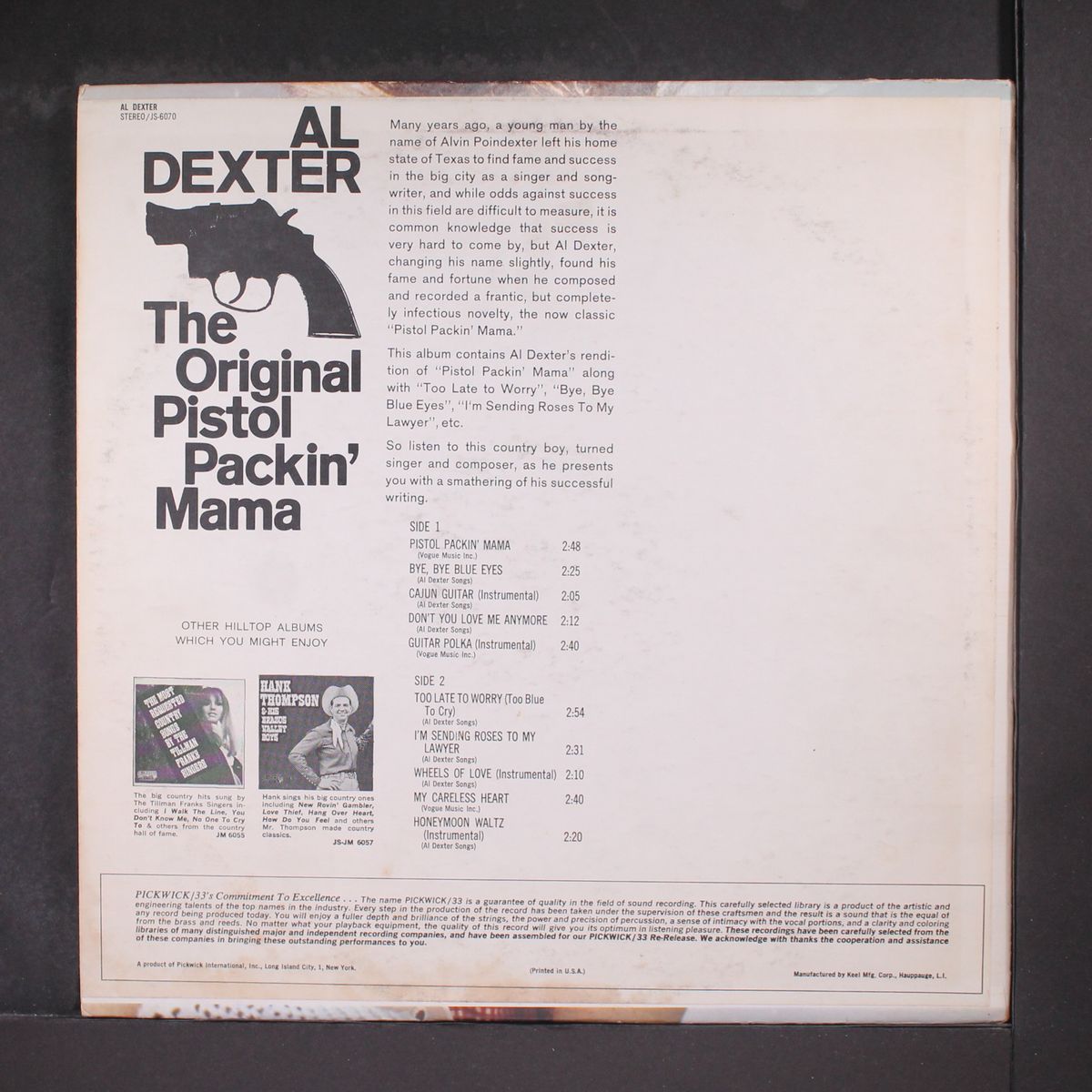 the original pistol packin' mama by AL DEXTER