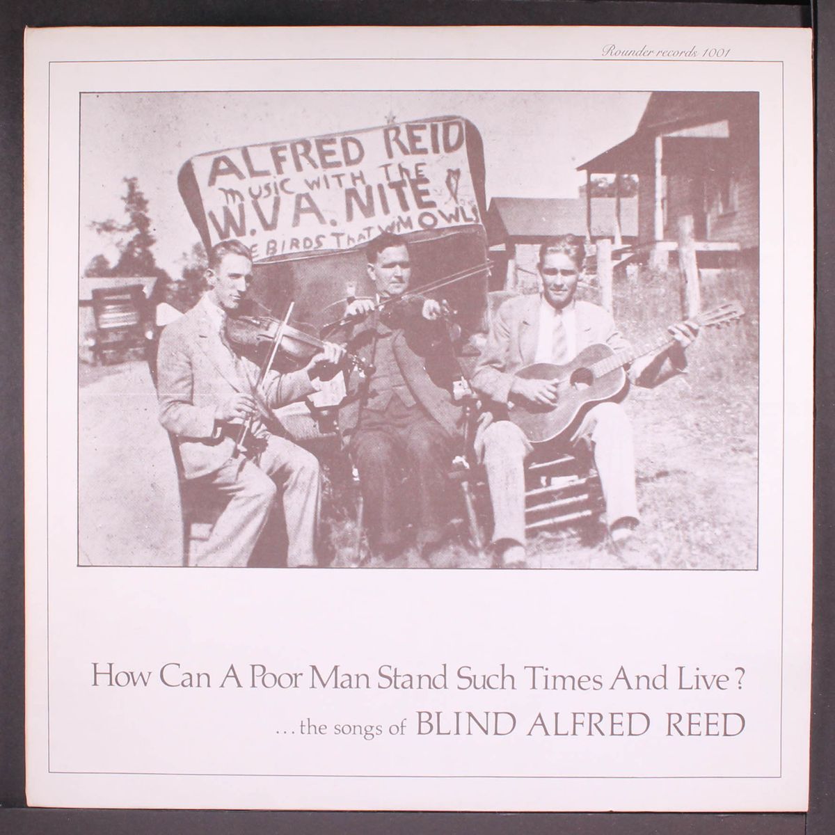 how can a poor man stand such times... by BLIND ALFRED REED