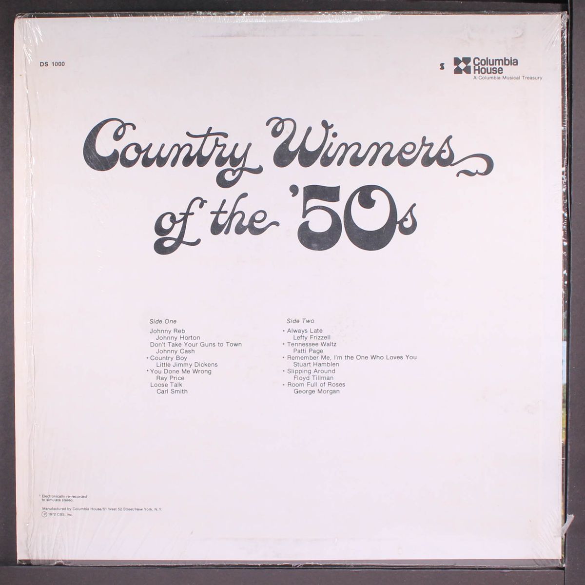 country winners of the 50's by VARIOUS