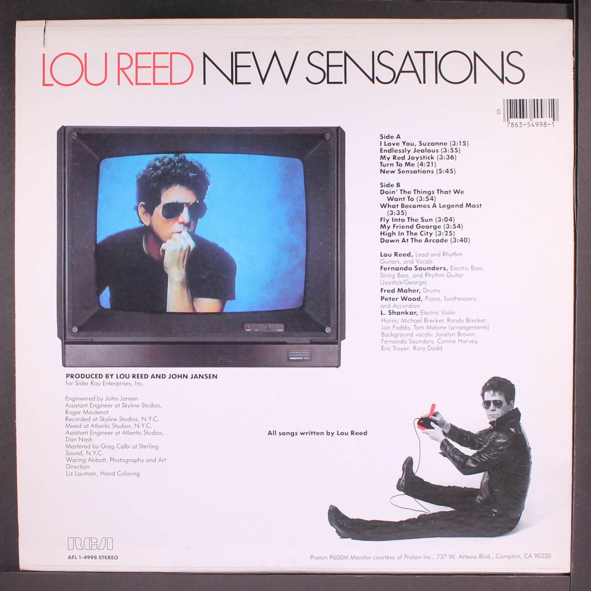 new sensations by LOU REED
