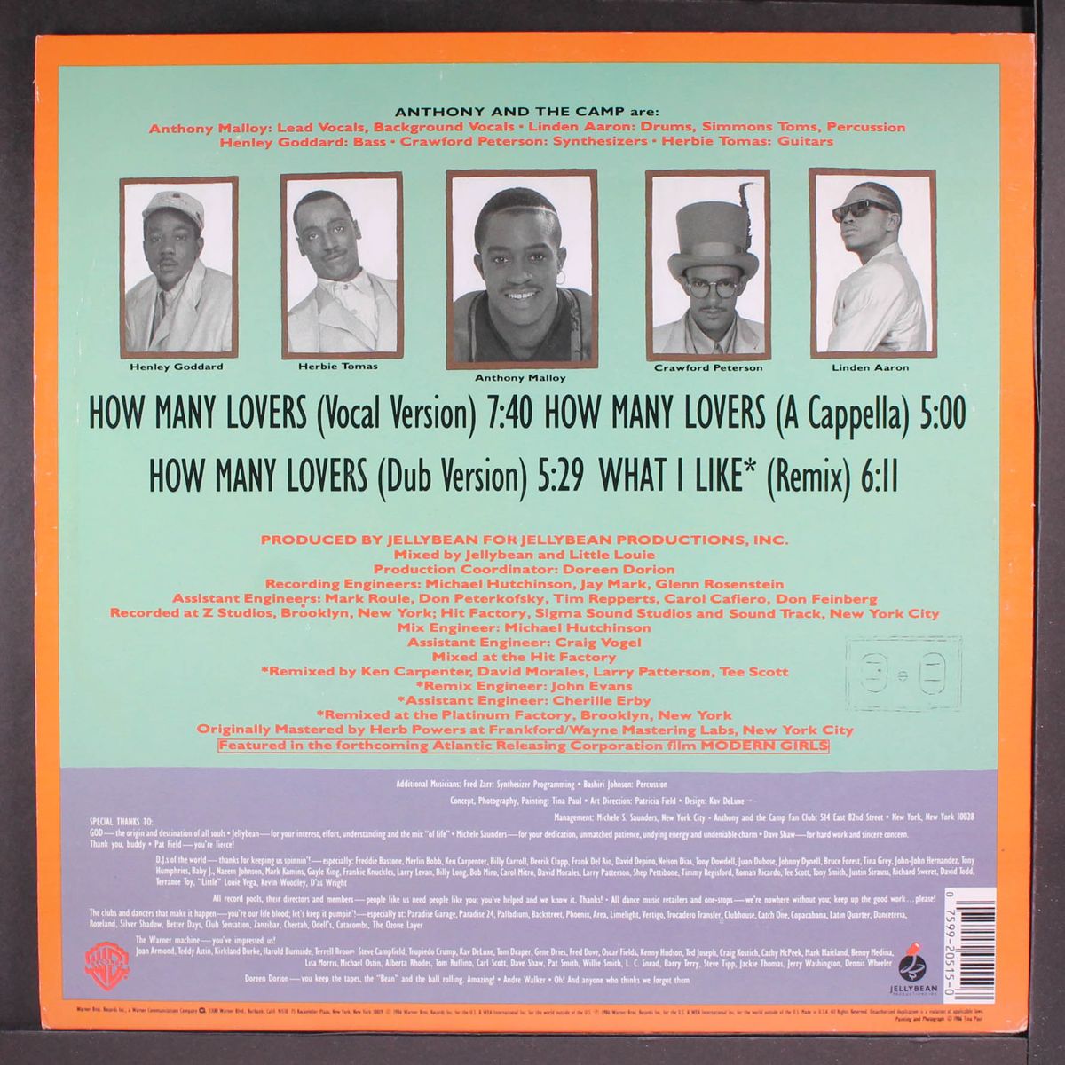 how many lovers by ANTHONY & THE CAMP