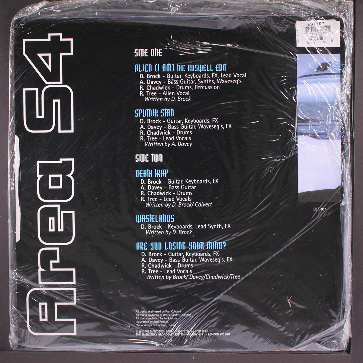 area s4 by HAWKWIND