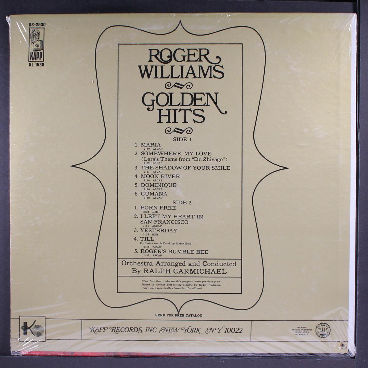 golden hits by ROGER WILLIAMS