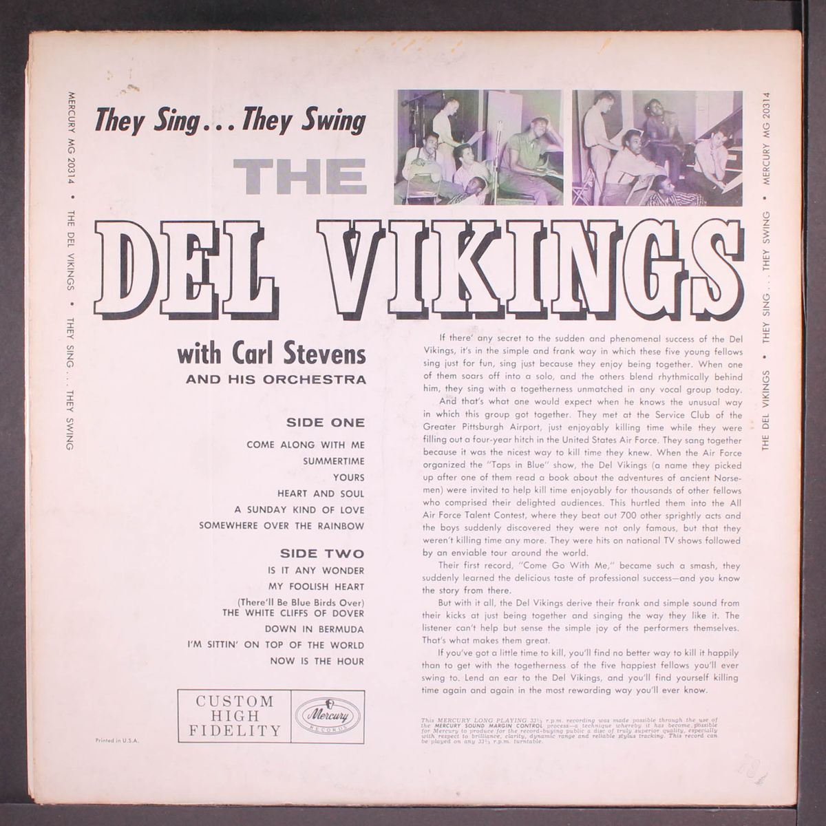 they sing...they swing by DEL VIKINGS