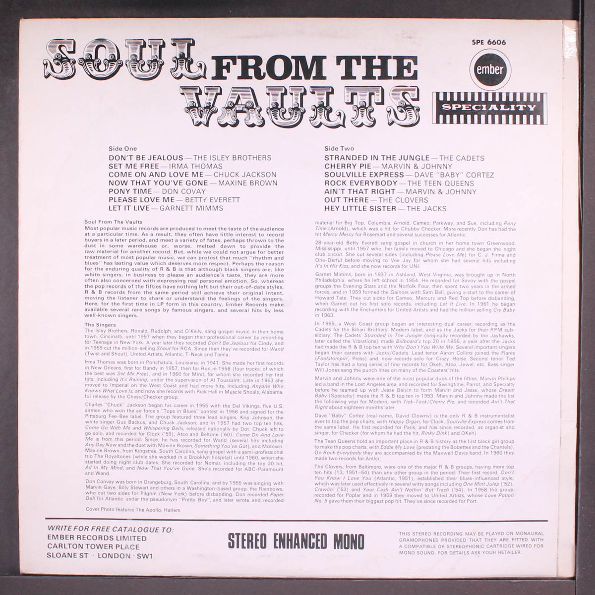 soul from the vaults by VARIOUS