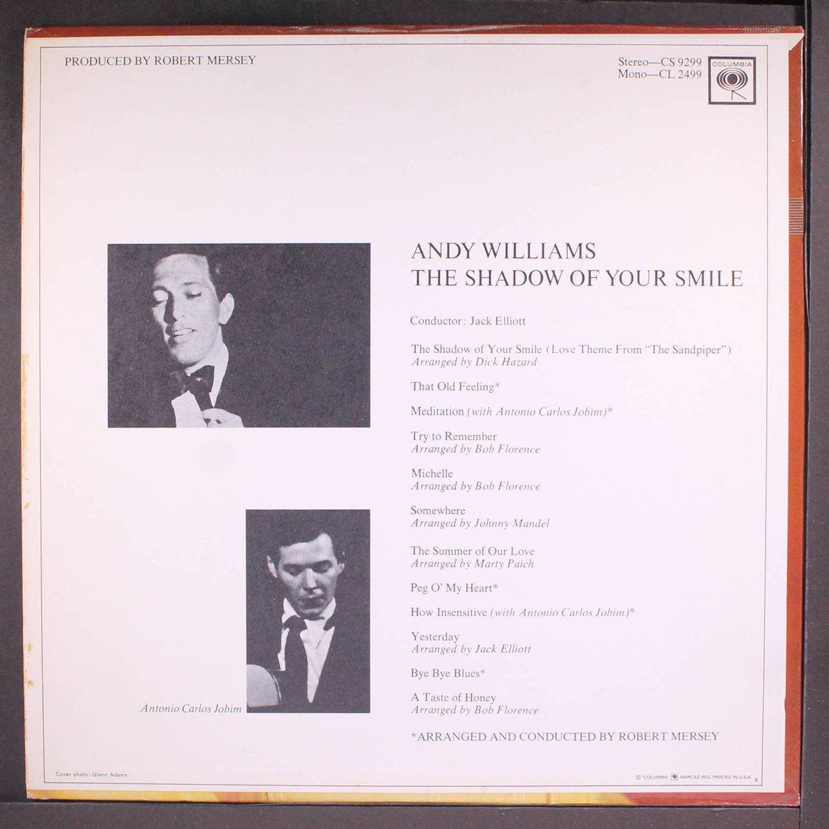 the shadow of your smile by ANDY WILLIAMS