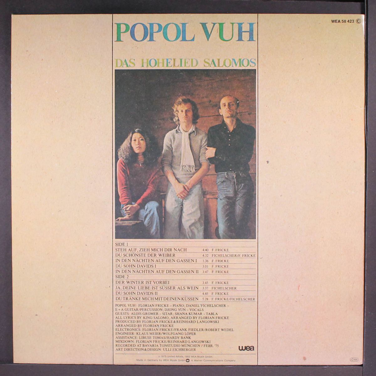 das hohelied salomos by POPOL VUH