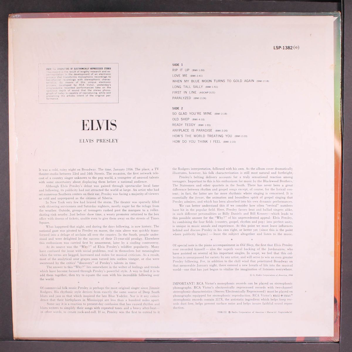 elvis by ELVIS PRESLEY