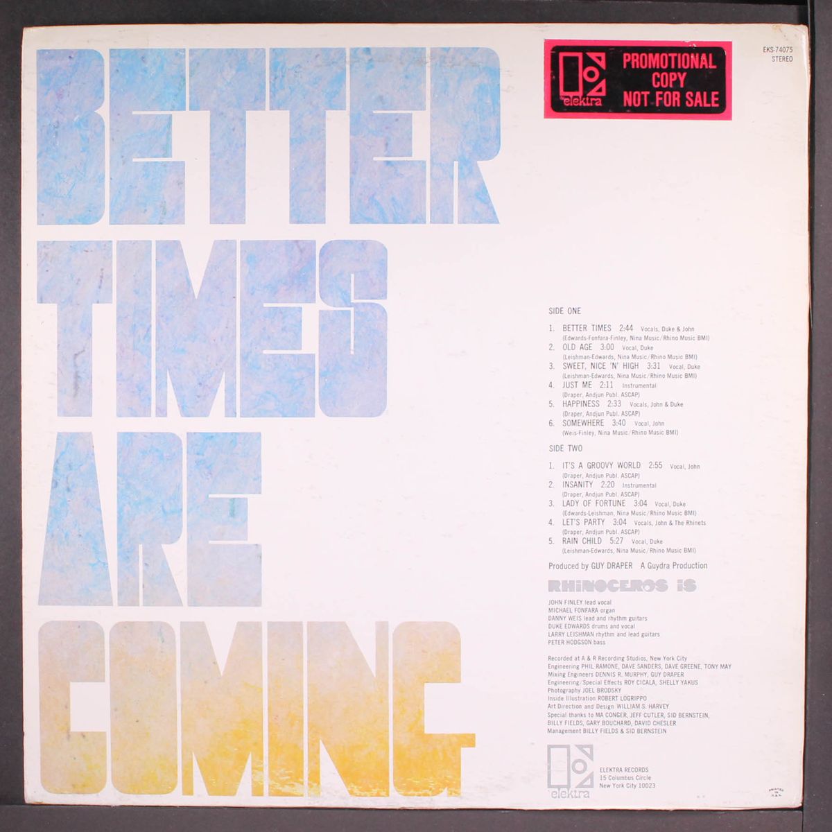 better times are coming by RHINOCEROS