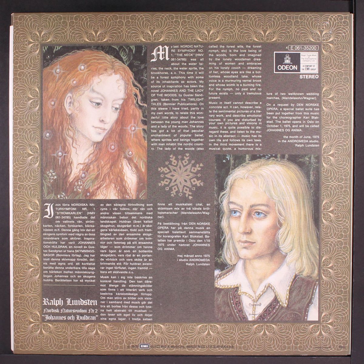nordisk natursymfoni nr 2 johannes och huldran by RALPH LUNDSTEN