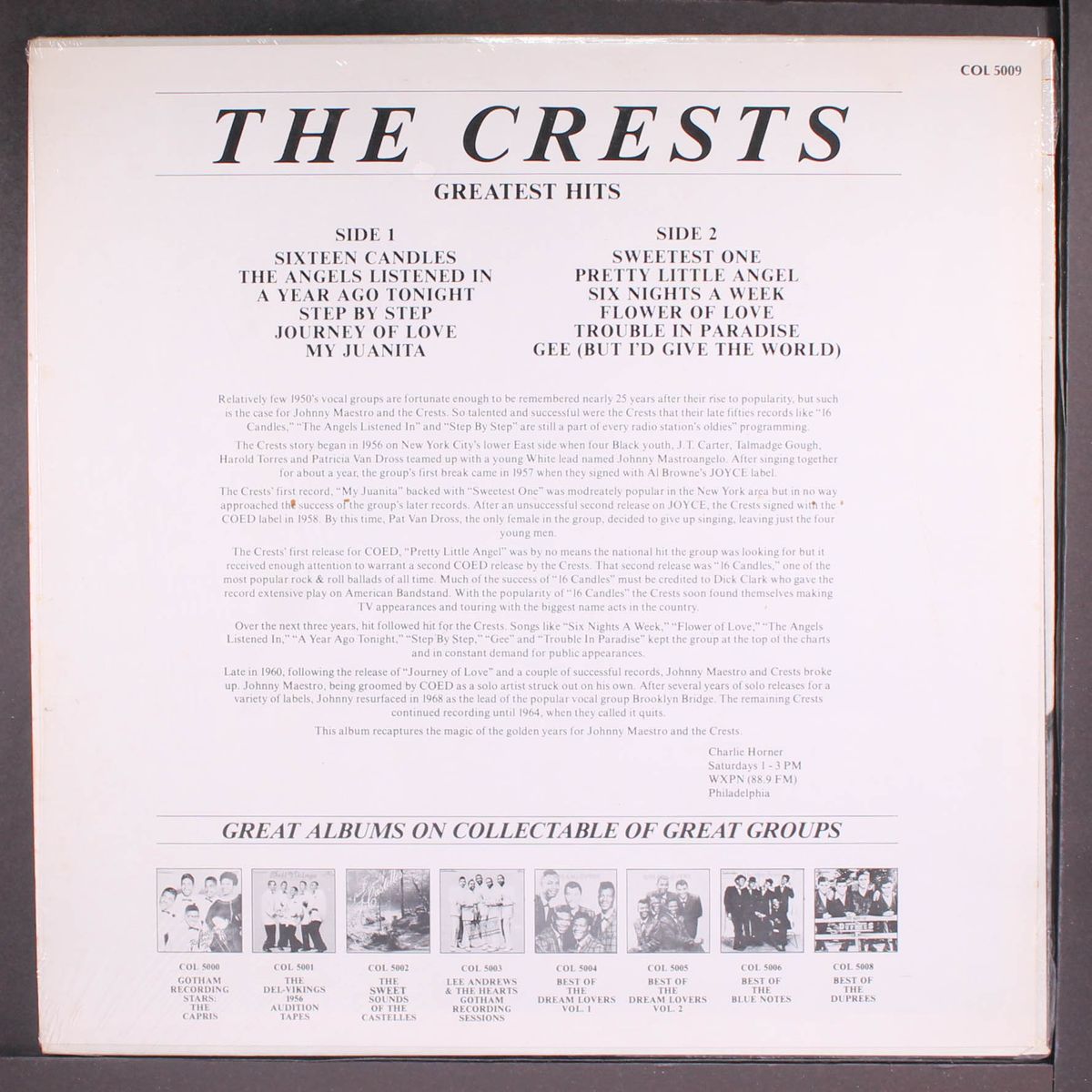 greatest hits by CRESTS