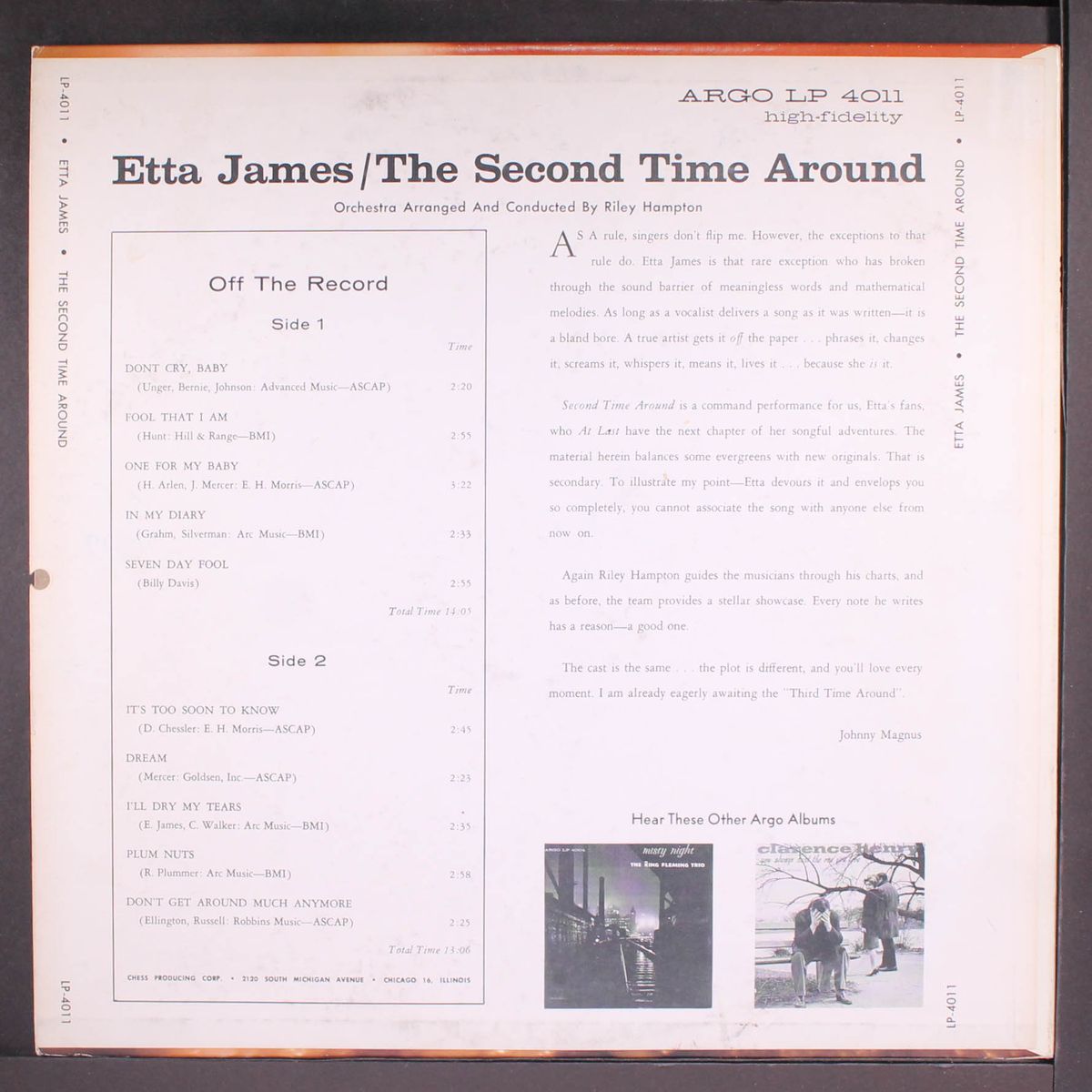 the second time around by ETTA JAMES