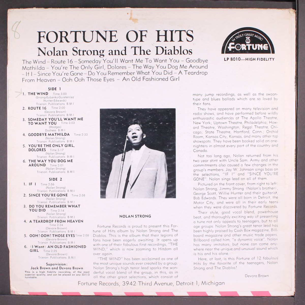 fortune of hits by NOLAN STRONG & DIABLOS