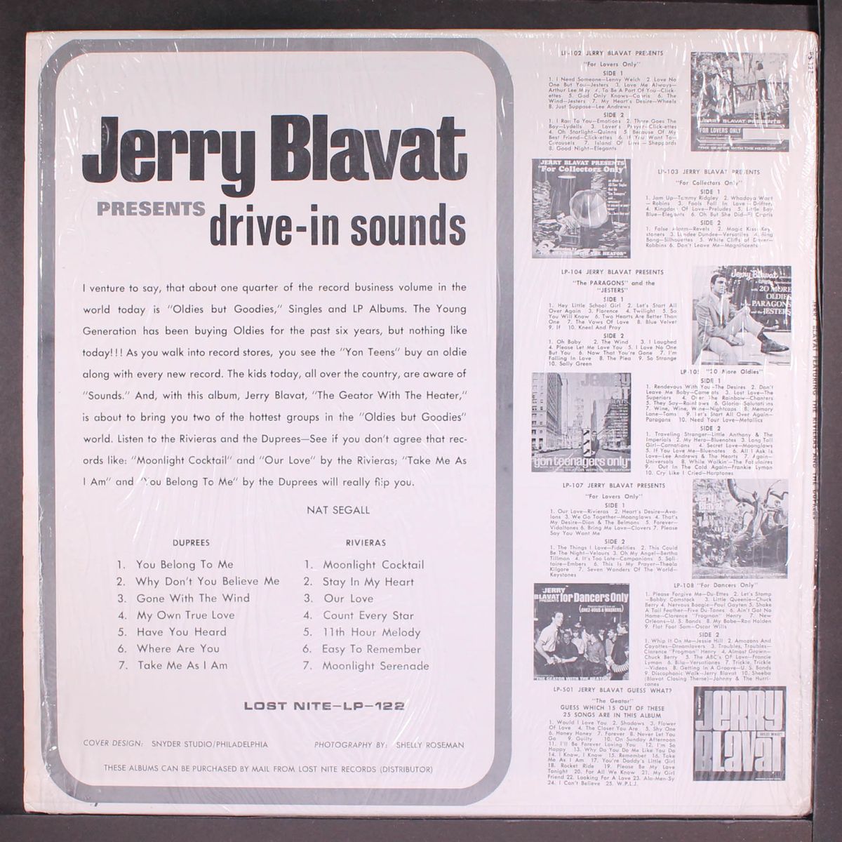 jerry blavat presents drive-in-sounds by VARIOUS