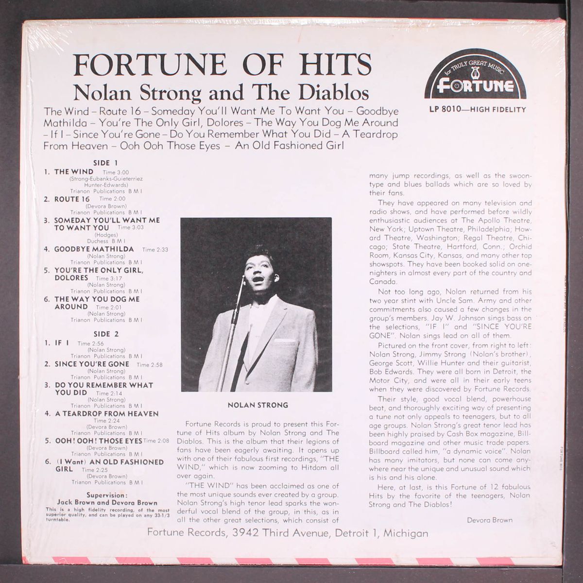 fortune of hits by NOLAN STRONG & DIABLOS