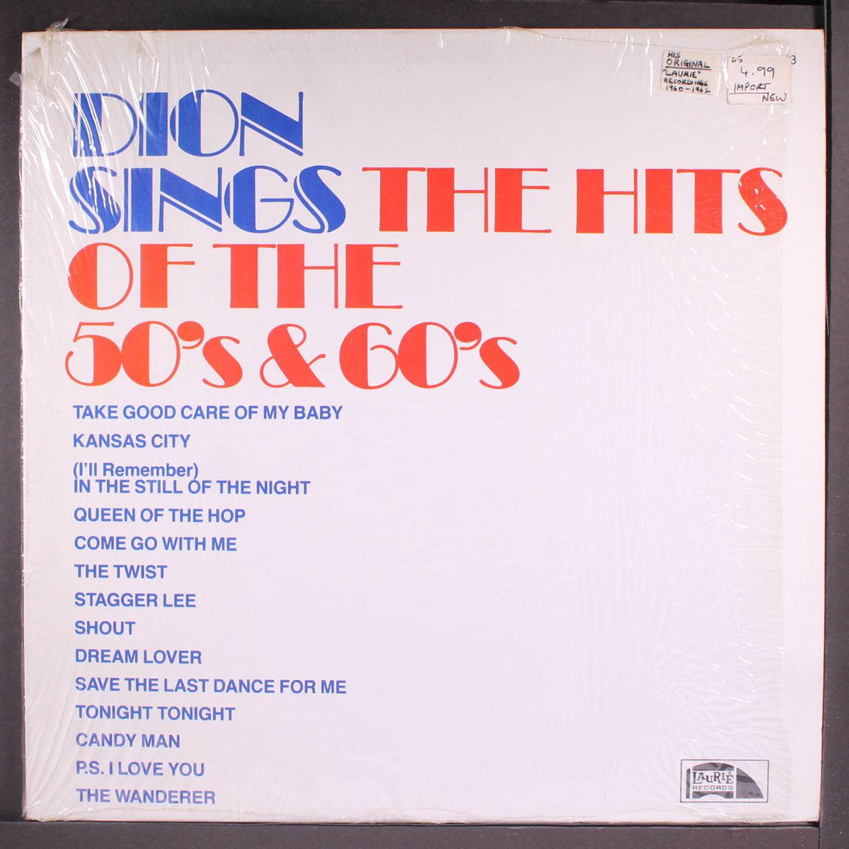 sings the hits of the 50's & 60's by DION