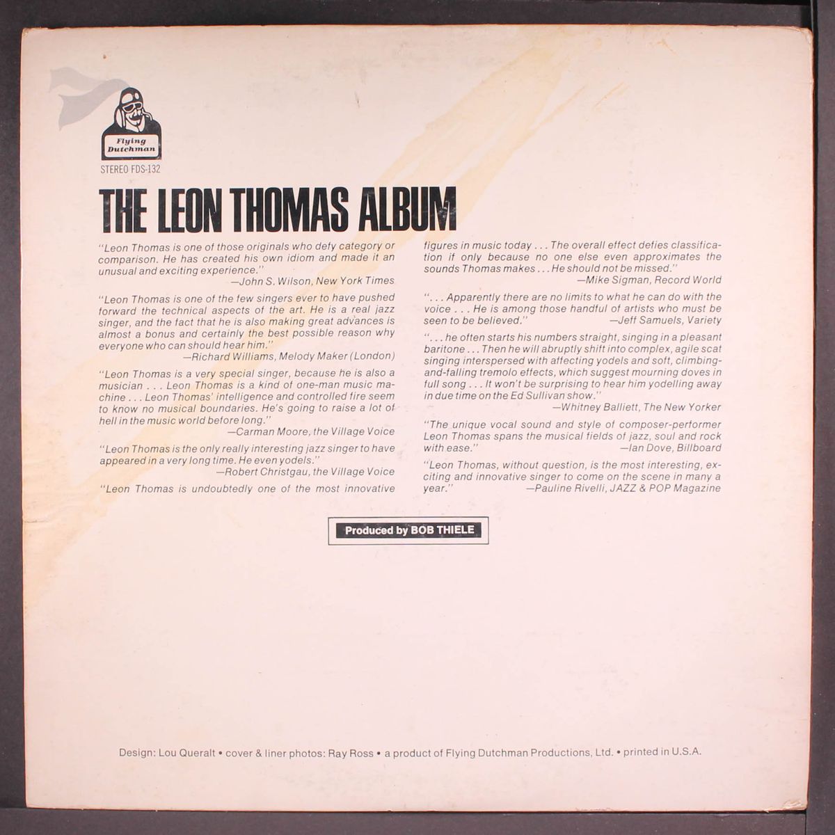 the leon thomas album by LEON THOMAS