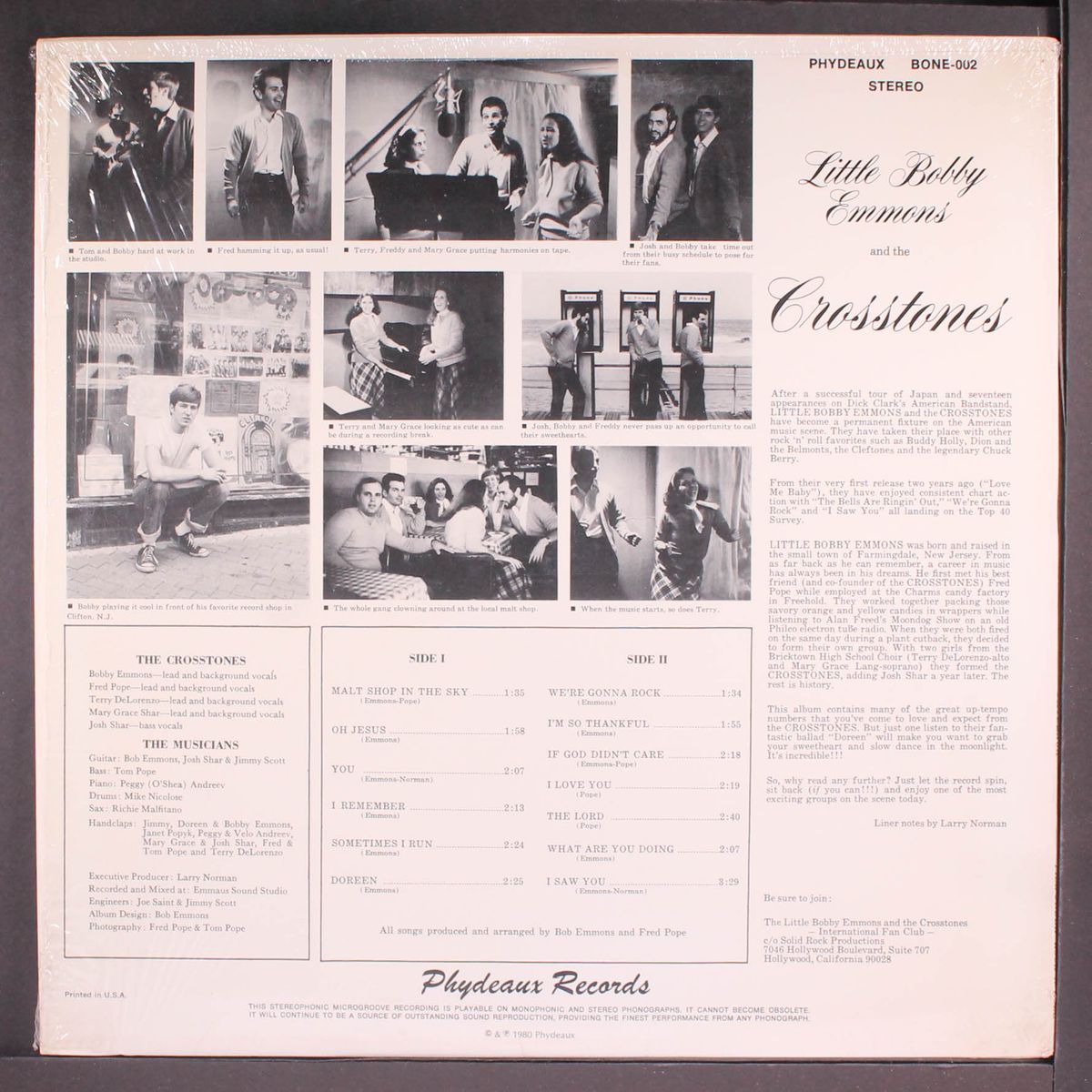 i remember by LITTLE BOBBY EMMONS & CROSSTONES