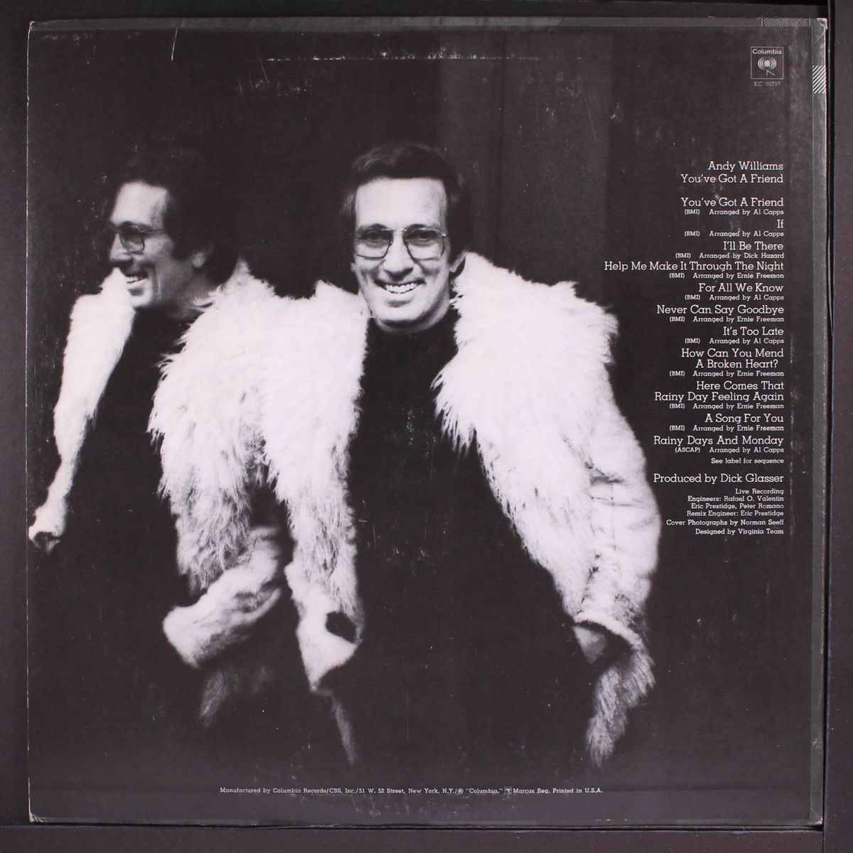 you've got a friend by ANDY WILLIAMS