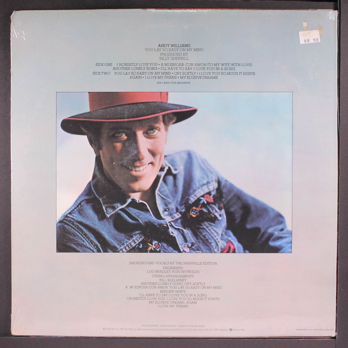 you lay so easy on my mind by ANDY WILLIAMS