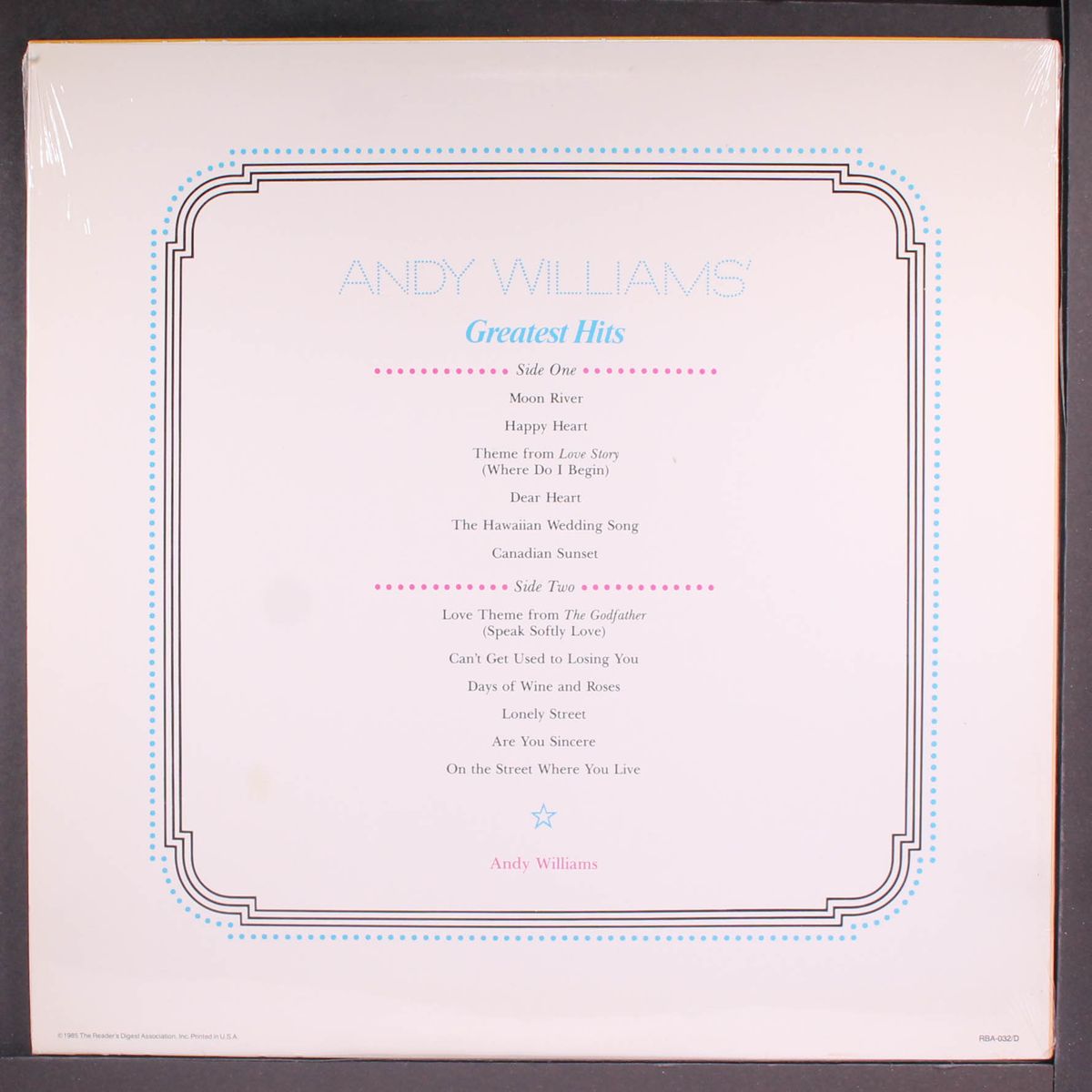 greatest hits by ANDY WILLIAMS