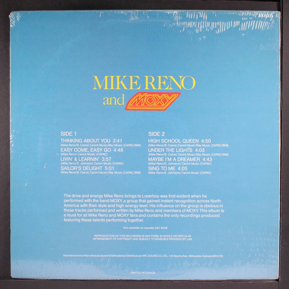 thinking about you by MIKE RENO & MOXY