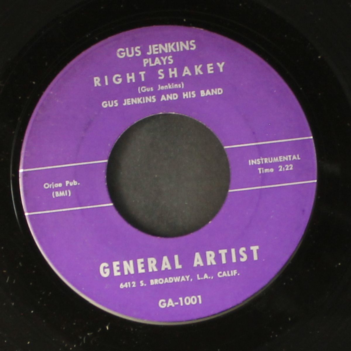right shakey / don't get sassy by GUS JENKINS
