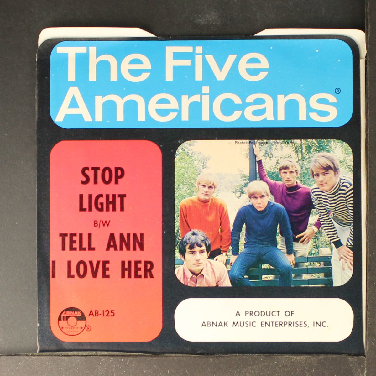stop light / tell ann i love her by FIVE AMERICANS
