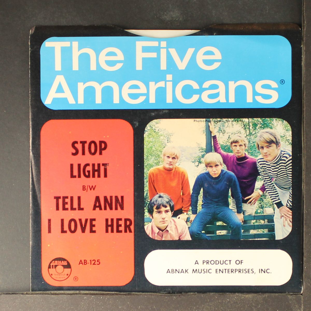 stop light / tell ann i love her by FIVE AMERICANS