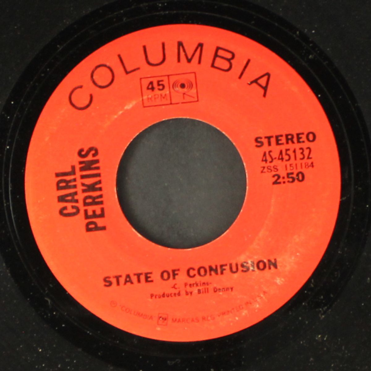 my son, my sun / state of confusion by CARL PERKINS