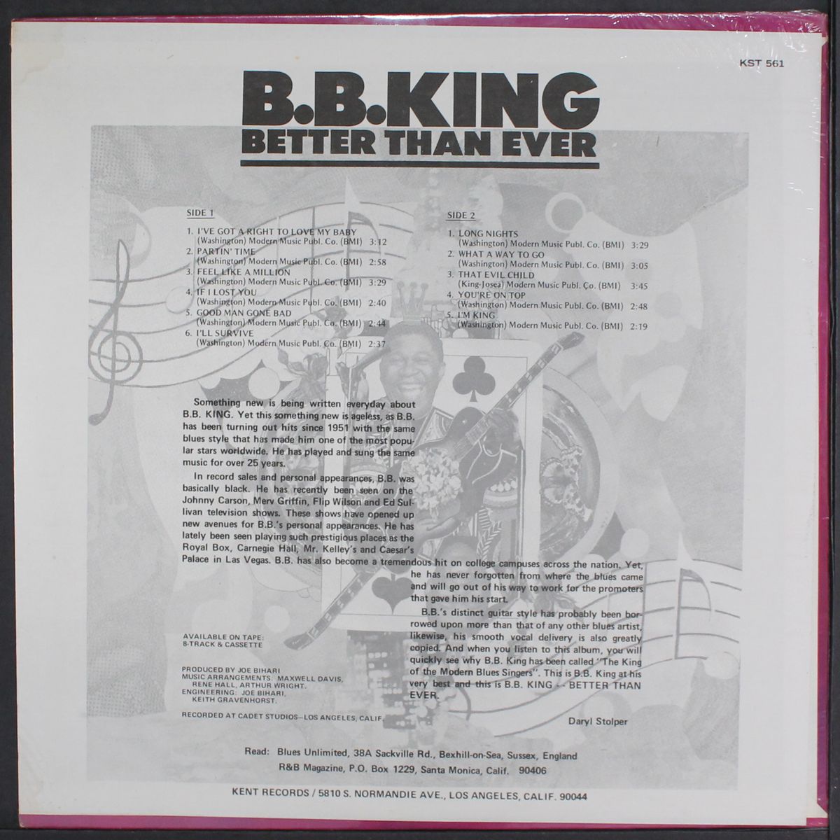better than ever by B.B. KING