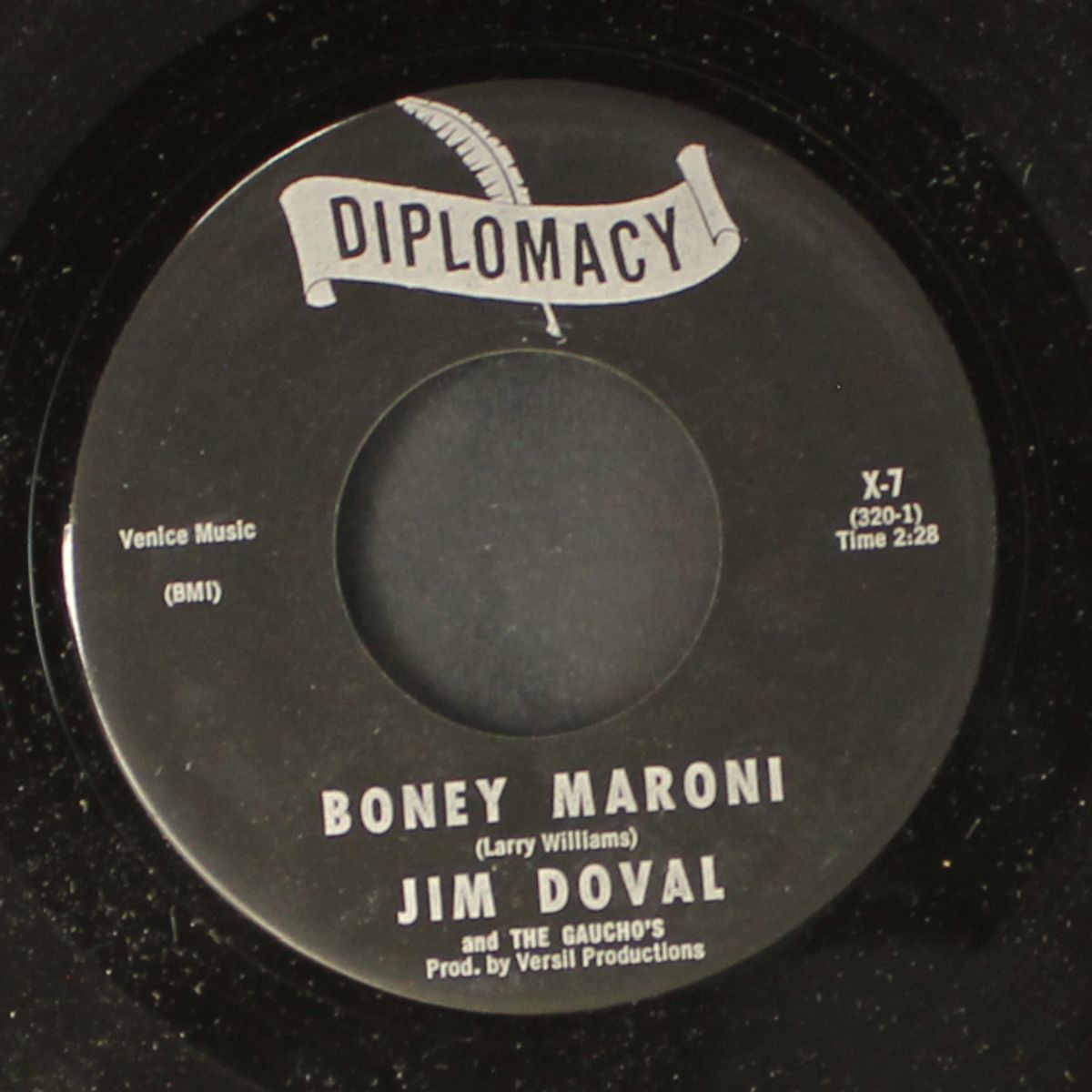 boney maroni / she's a very nice girl by JIM DOVAL & GAUCHOS