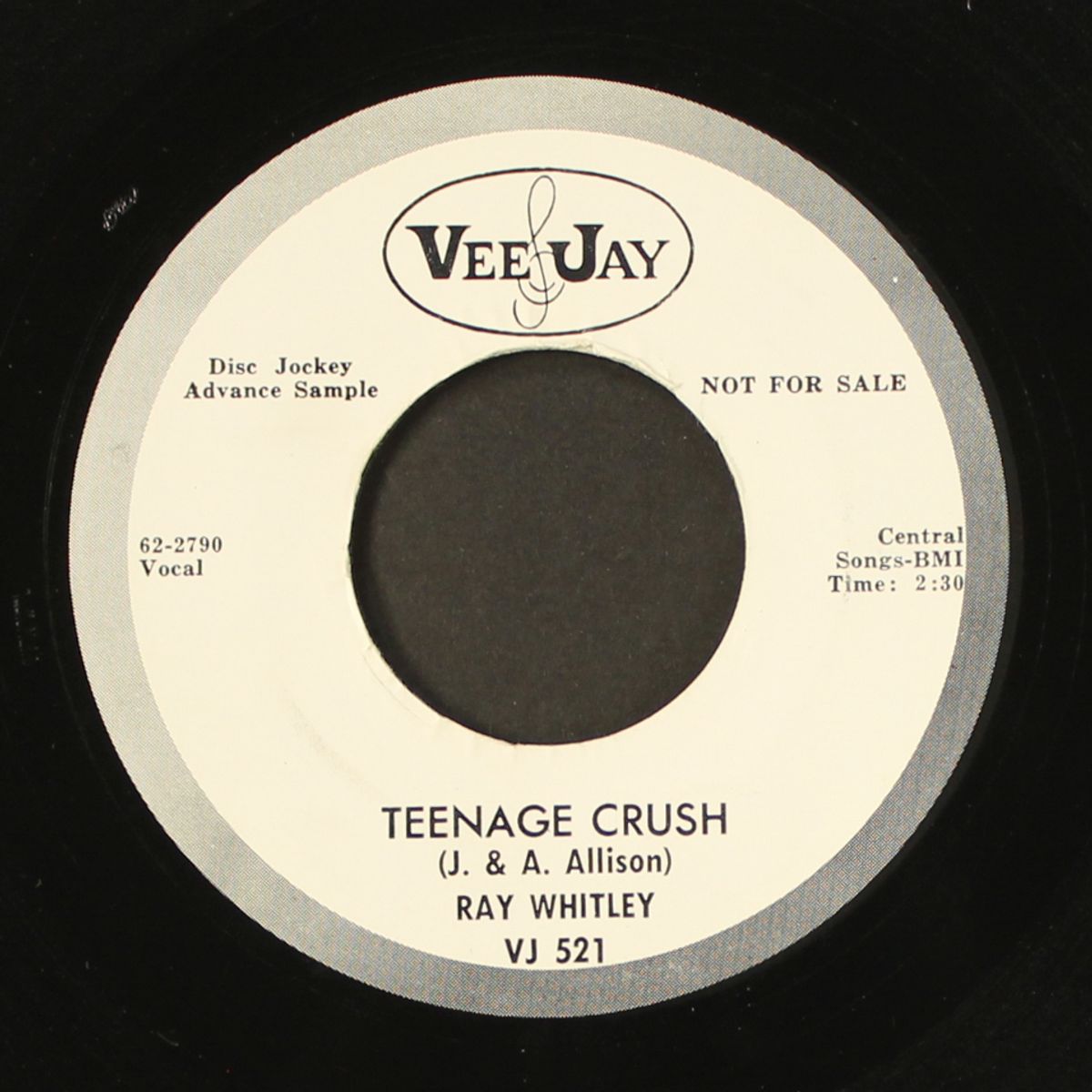 young heartaches / teenage crush by RAY WHITLEY