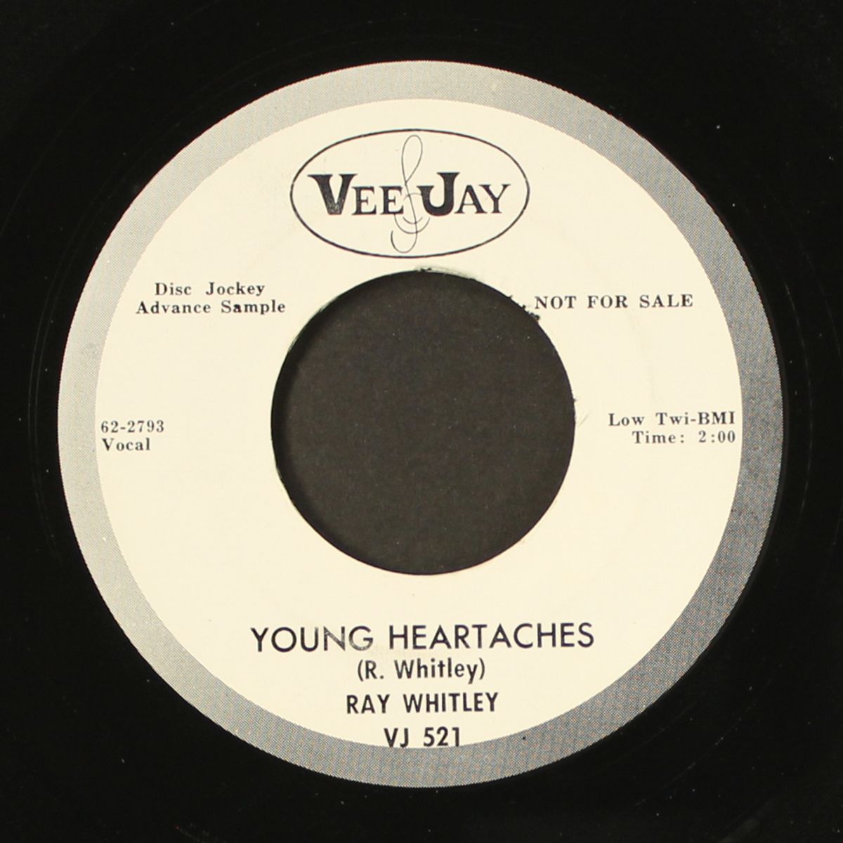 young heartaches / teenage crush by RAY WHITLEY