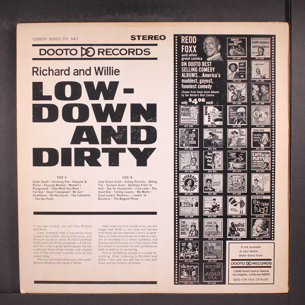 low-down and dirty by RICHARD & WILLIE