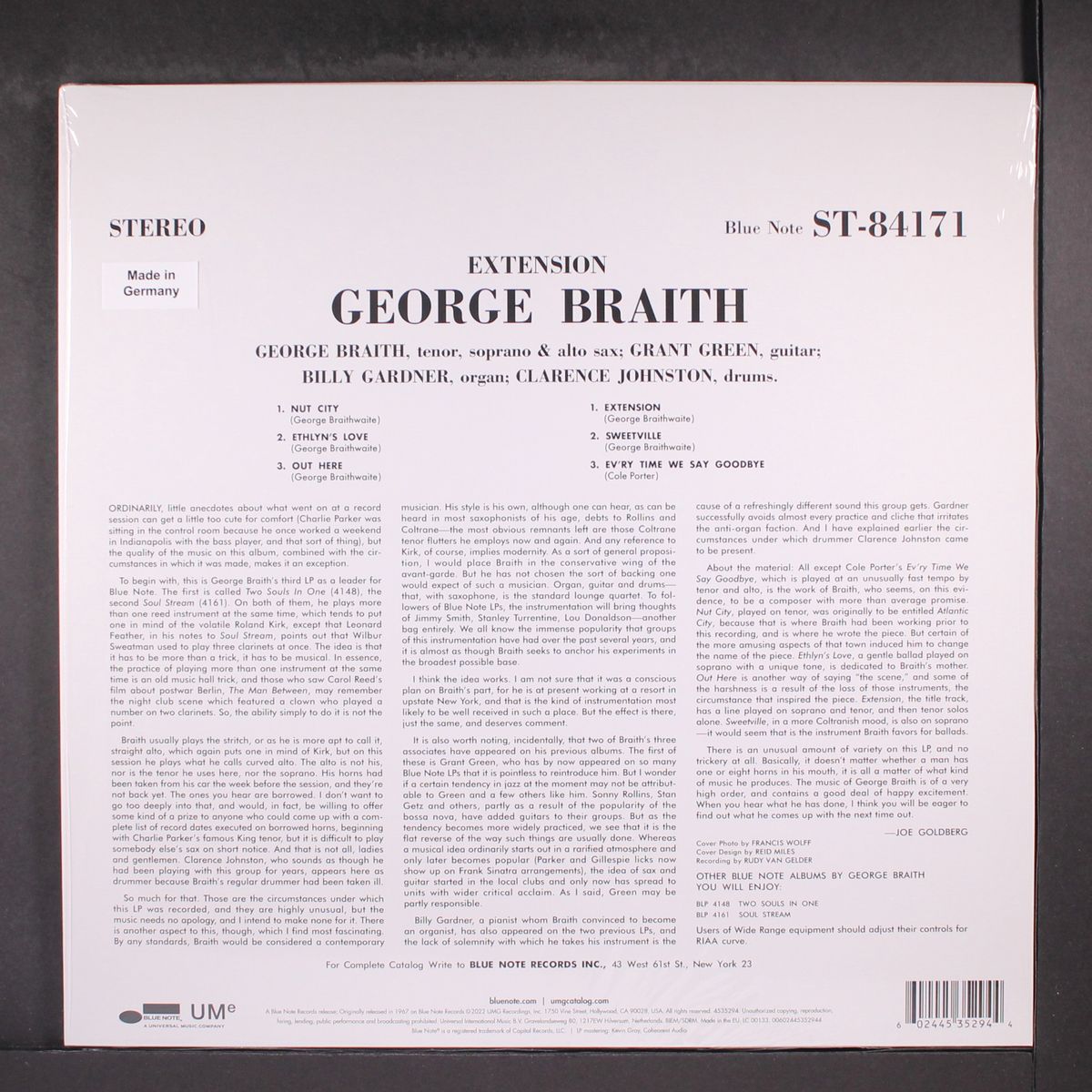 extension by GEORGE BRAITH