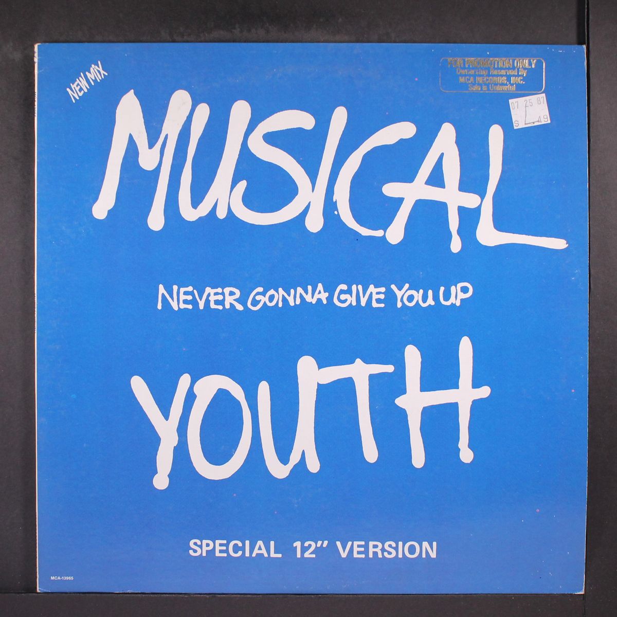never gonna give you up by MUSICAL YOUTH